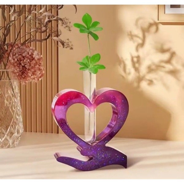 Producto - Molde de florero mano corazon - 2