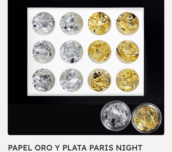 Producto - Papel oro y plata paris