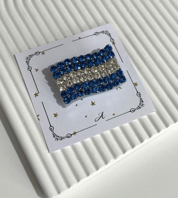 Producto - Bandera con Strass dos tamaños a elección