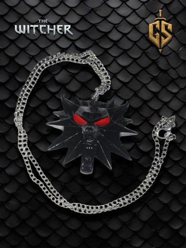 Producto - Collar de metal Medallón del Lobo - The Witcher
