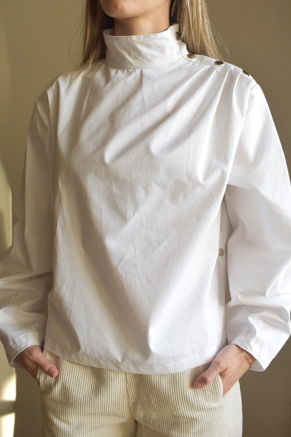 Producto - Camisa gabardina - Blanca