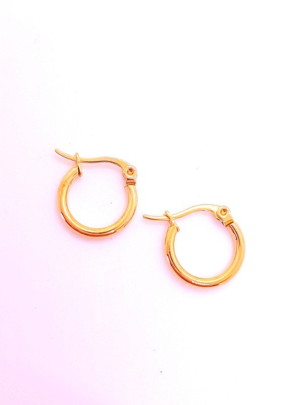 Producto - Argollas chicas doradas