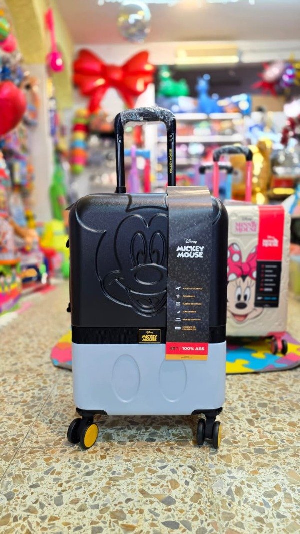 Producto - Carry On de Licencias Mickey Negra y Gris