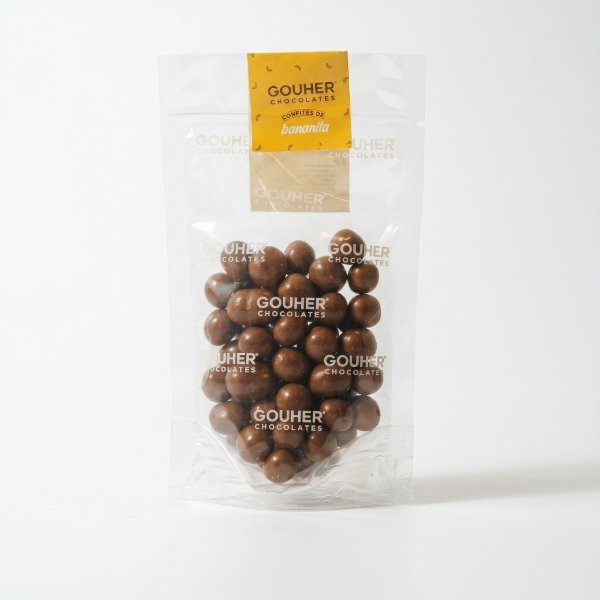 Producto - Bananitas bañadas en chocolate con leche x 100g