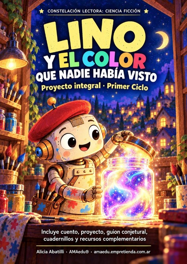 Producto - Lectura LINO Y EL COLOR (Primer Ciclo, Ciencia Ficción) - 0