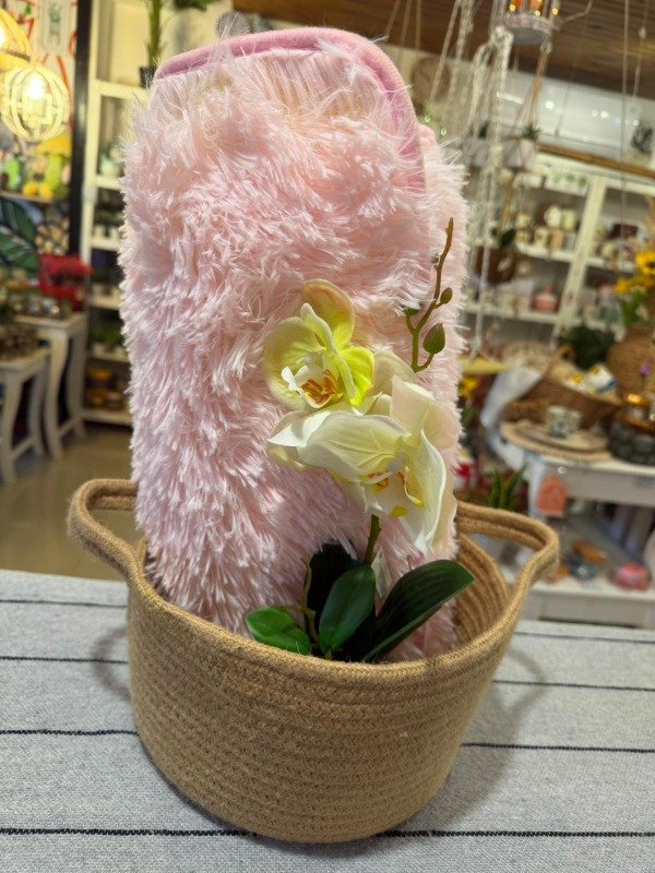 Producto - Alfombra peluda - rosa (Efectivo: 11.920)