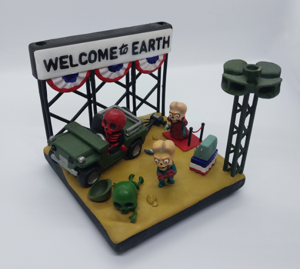 Producto - Diorama Mars attack (con luz)