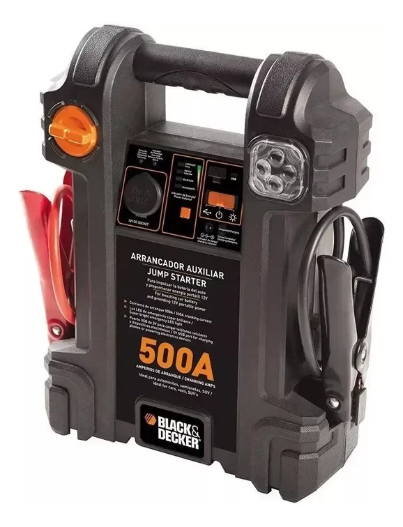 Producto - rrancador Instantaneo 500a Inflador Black Decker Js500CC