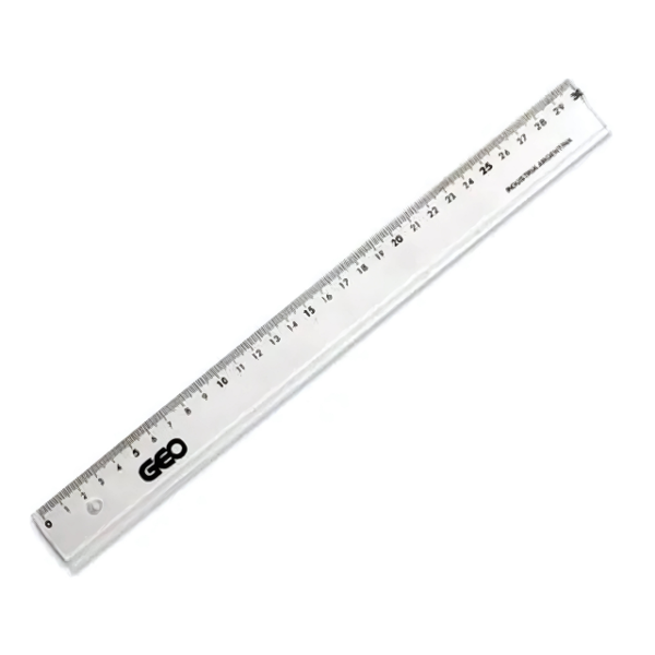 Producto - REGLA CRISTAL X 30CM GEO
