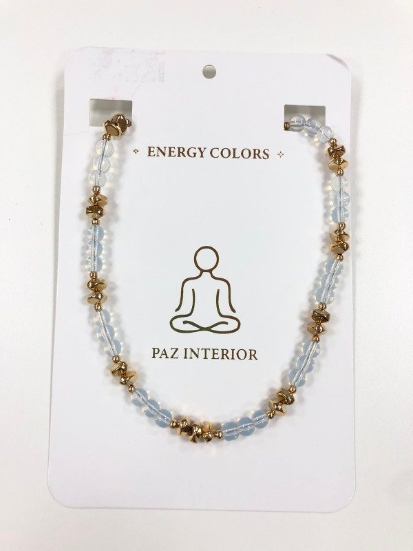 Producto - COLLAR CON PIEDRAS ENERGÉTICAS CELESTE