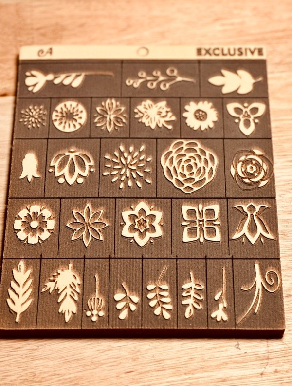 Producto - Sello flores 20x16 troquelado