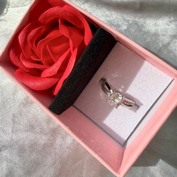 Producto - Anillo de promesa Aylen-Bronce Talle 17 (con caja)