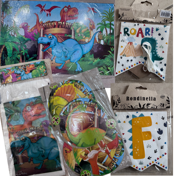 Producto - DINOSAURIOS - Artículos para Cumpleaños -