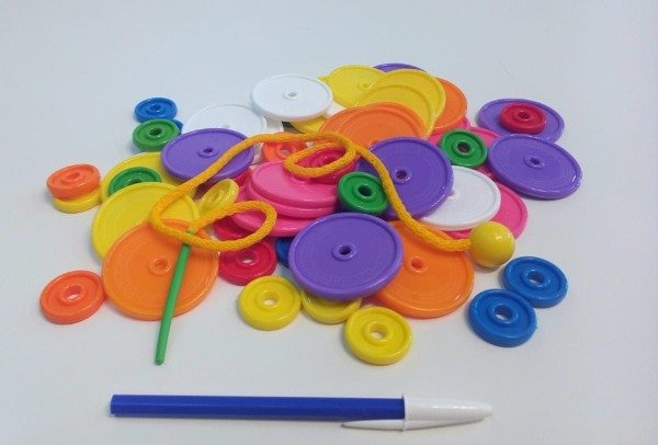 Producto - Enhebrado discos x 60 piezas + 1 aguja