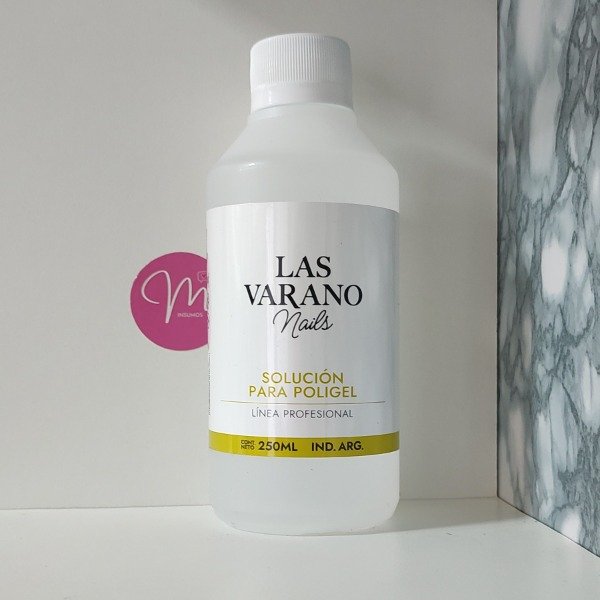 Producto - Solución para polygel Las Varano 250ml.