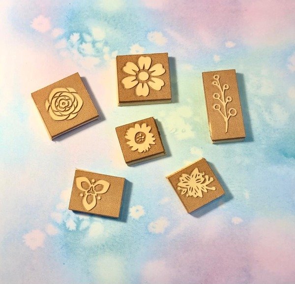 Producto - Set de sellos diseños de flores