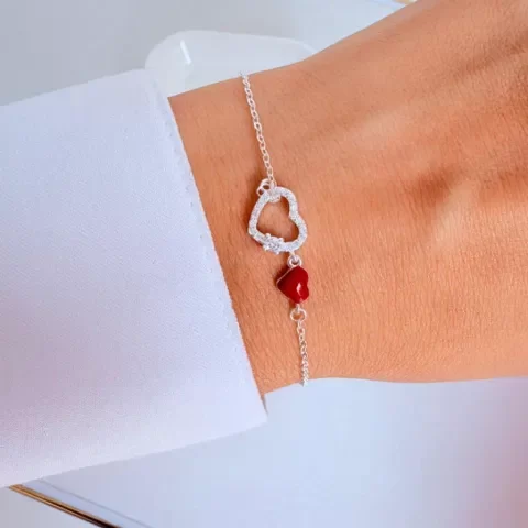Producto - PULSERA CON CORAZON ROJO