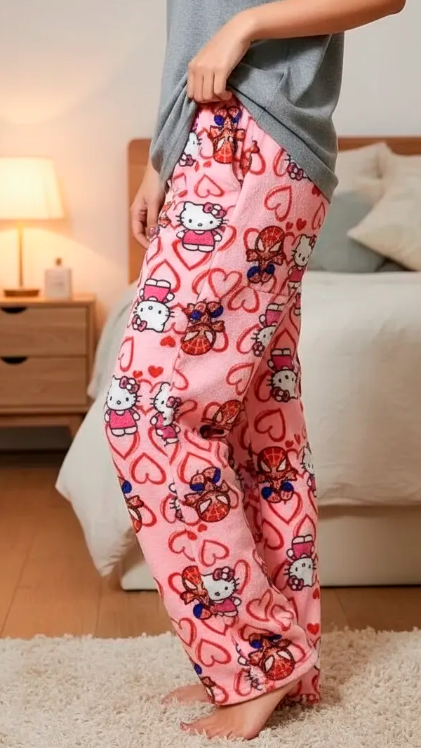 Producto - Pants Polar Kitty Spiderman Rosa