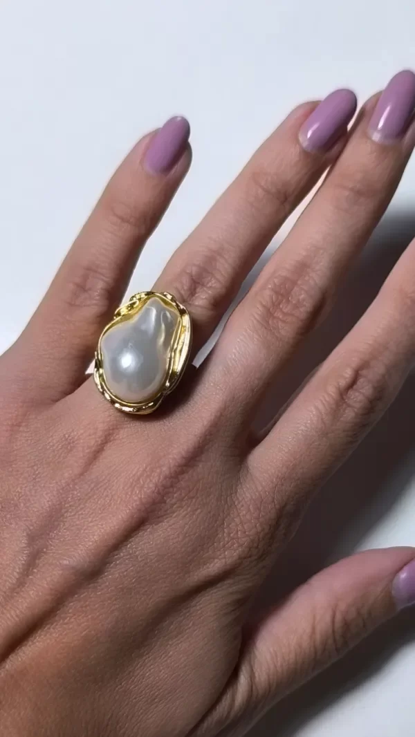 Producto - Anillo piedra grande ajustable