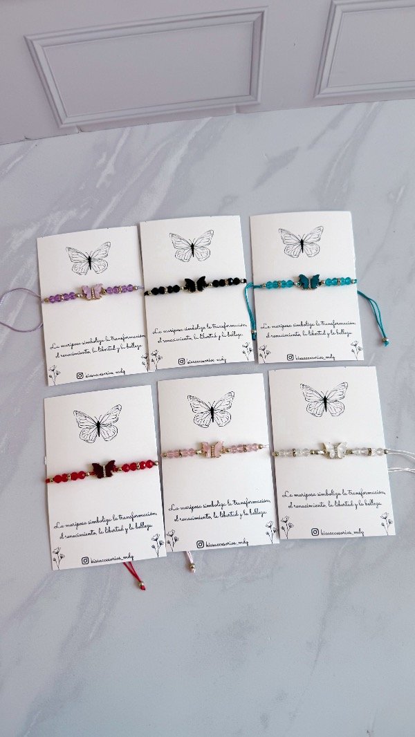 Producto - Pulsera mariposa 1 U - Elegir color