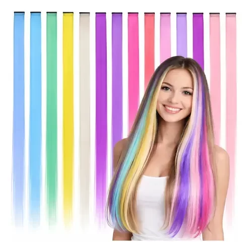 Producto - Extension Mechon Liso Pastel