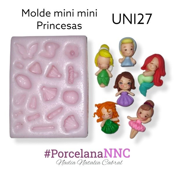 Producto - Molde Mini mini Princesas UNI27