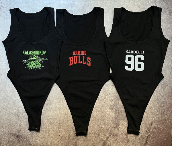 Producto - Body cavado algodón con lycra