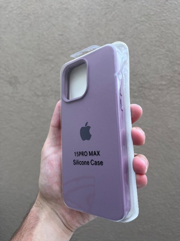 Producto - Silicone 15 pro Max violeta claro
