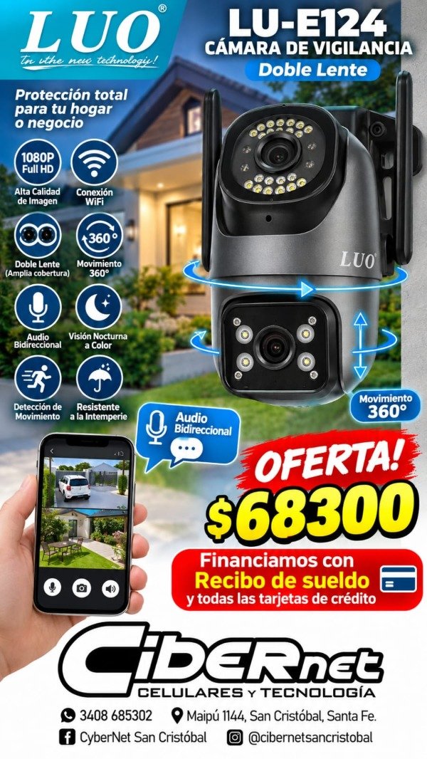 Producto - Camara de Seguridad Luo Lu-e124
