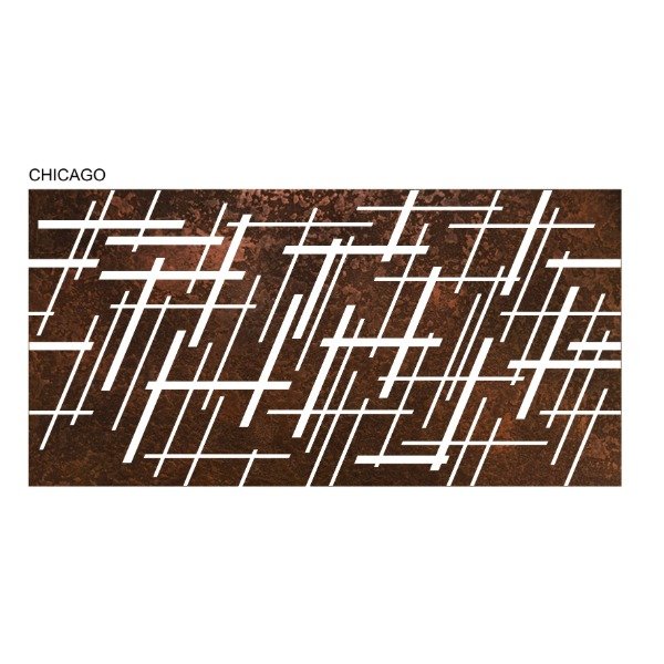 Producto - Chapa calada x m2, modelo "CHICAGO"