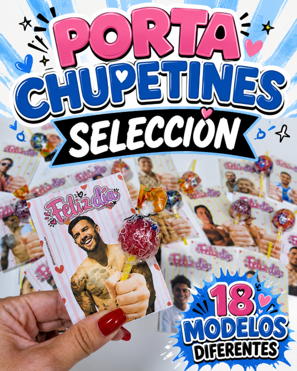 Producto - PORTA CHUPETINES SELECCIÓN.  FELIZ DIA