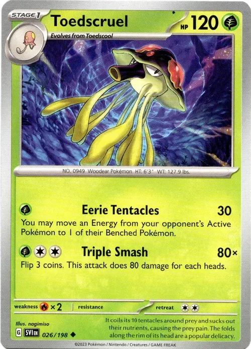 Producto - Toedscruel - 026/198 - Scarlet and Violet