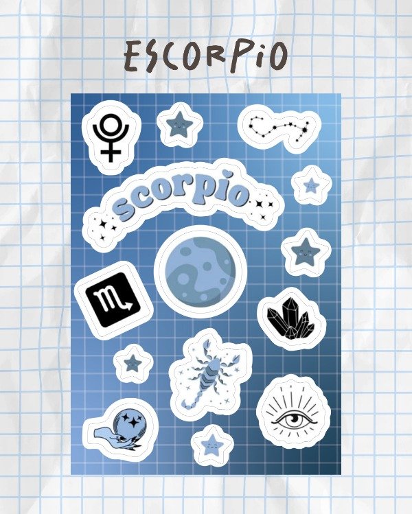 Producto - Planchas A6 de signos - 2