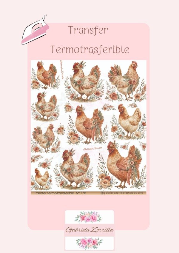 Producto - Transfer Termo transferible 778