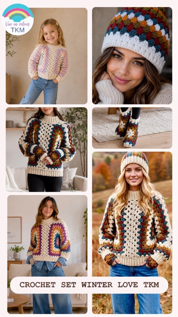 Producto - Crochet set WINTER LOVE TKM