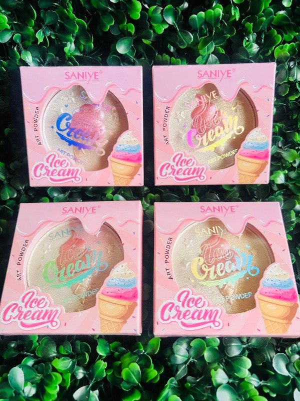 Producto - paleta de iluminadores Ice cream de Saniye