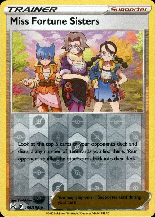 Producto - Miss Fortune Sisters - 164/196 - Lost Origin - Reverse Holo