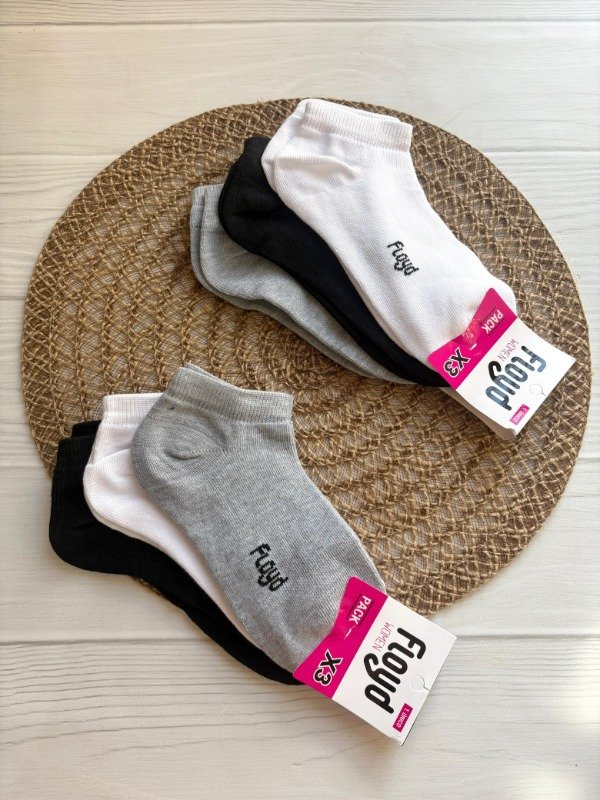 Producto - SOQUETES PACK X 3 - FLOYD DAMA