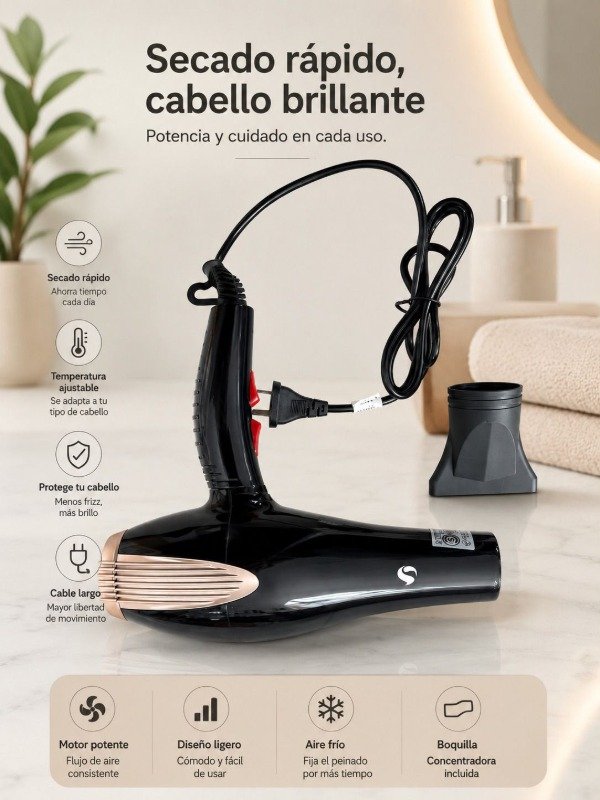 Producto - Secador de pelo profesional