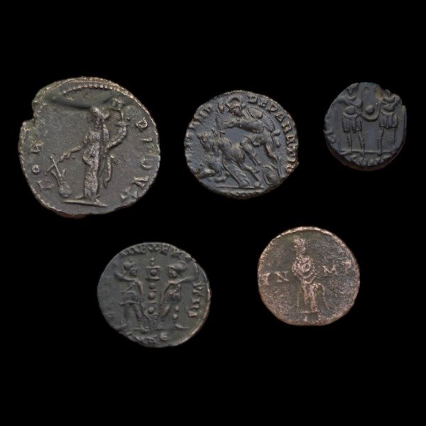 Producto - Lote Nro 3 - Imperio Romano 5 Monedas a clasificar