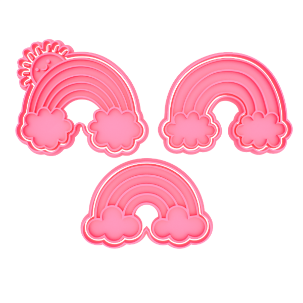 Producto - Cortante De Galletitas Set X3 Arcoiris 1 -ei