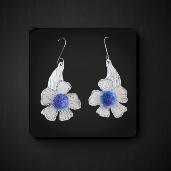 Producto - Aros flor "Jacarandá"