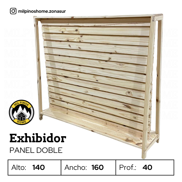 Producto - EXHIBIDOR PANEL DOBLE
