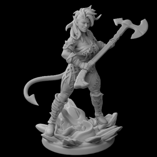Producto - Karlach - Barbaro Tiefling - Baldur's Gate 3