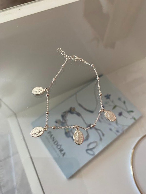 Producto - Pulsera Virgen Milagrosa Plata 925