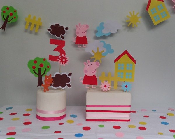 Producto - Toppers Peppa Pig (x 18 toppers)