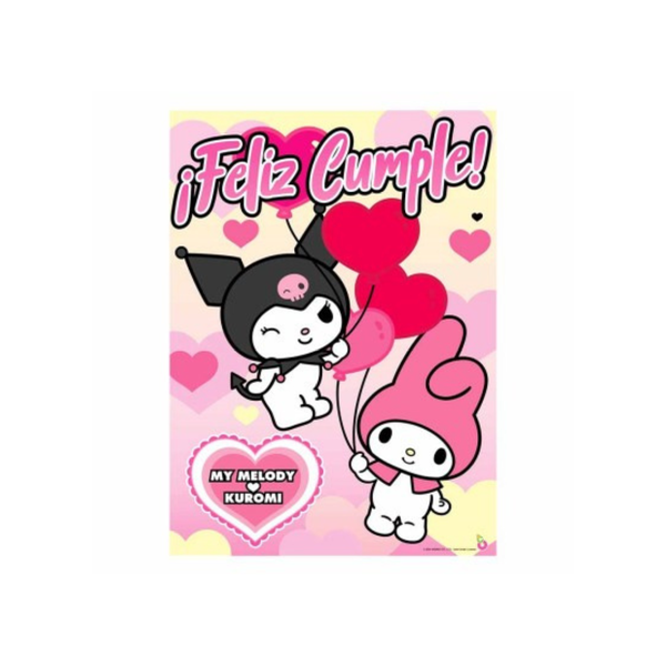 Producto - Cartel Feliz cumple Kuromi