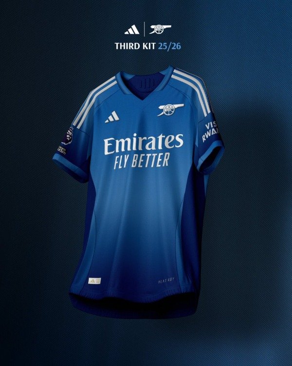 Producto - Camiseta Arsenal Azul HEATRDRY 2025 2026 IMPORTADA
