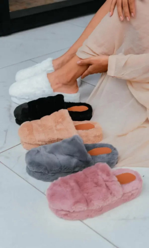 Producto - PANTUFLAS SIMIL PIEL DE CONEJO