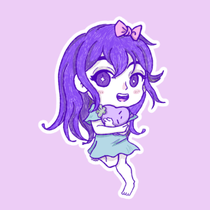 Producto - Stickers en Vinilo - Omori - Aubrey